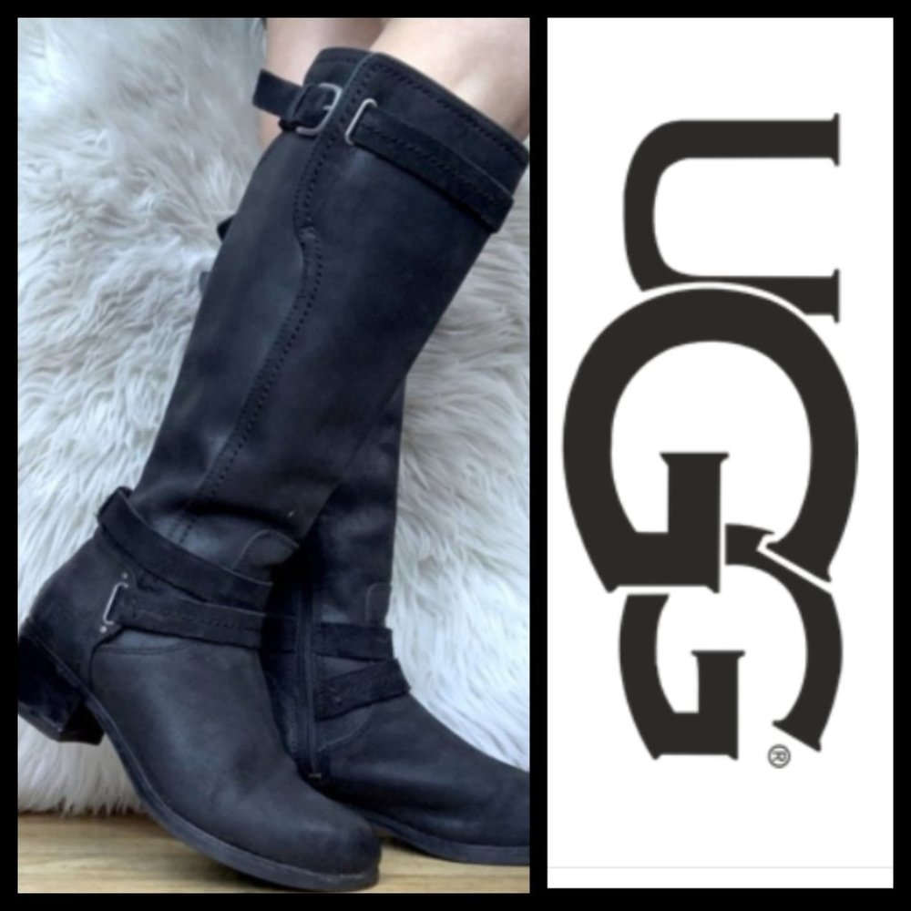UGG Tall Leather Riding Boots - Picture 16 of 16